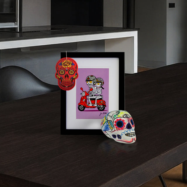 Vespa Lovers – Handmade Mexican Decor Set (Limited Edition)