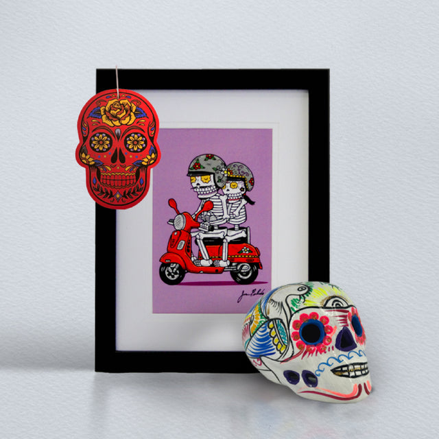 Vespa Lovers – Handmade Mexican Decor Set (Limited Edition)