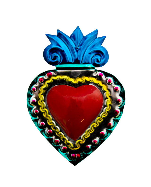 Fuego Tin Heart