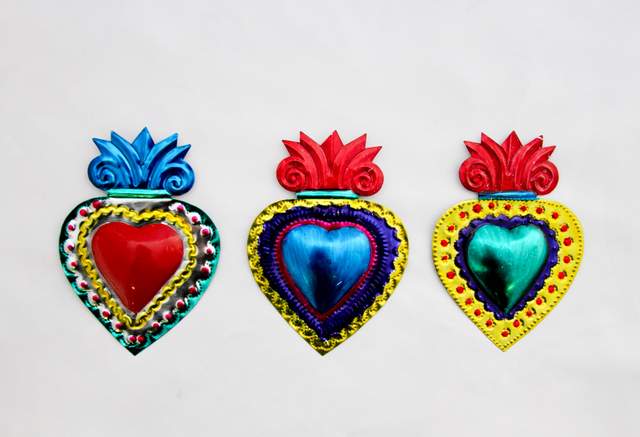 Fuego Tin Heart