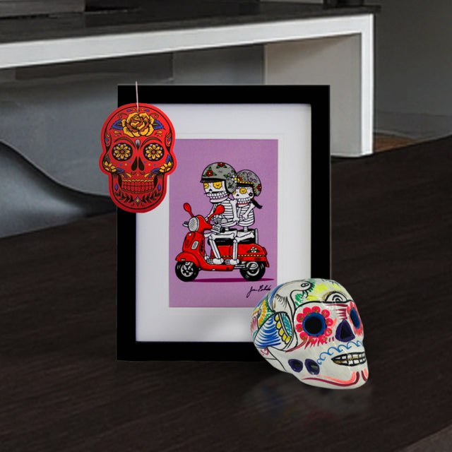 Vespa Lovers – Handmade Mexican Decor Set (Limited Edition)