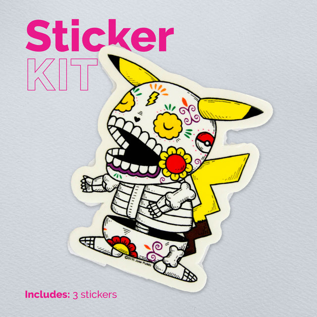 Pokémon Sticker KIT – Handmade Mexican Art Stickers