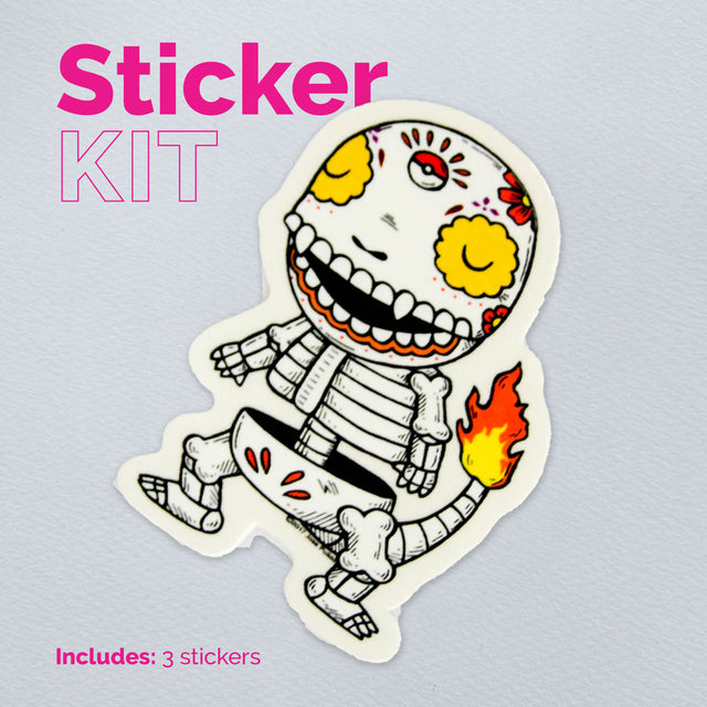 Pokémon Sticker KIT – Handmade Mexican Art Stickers