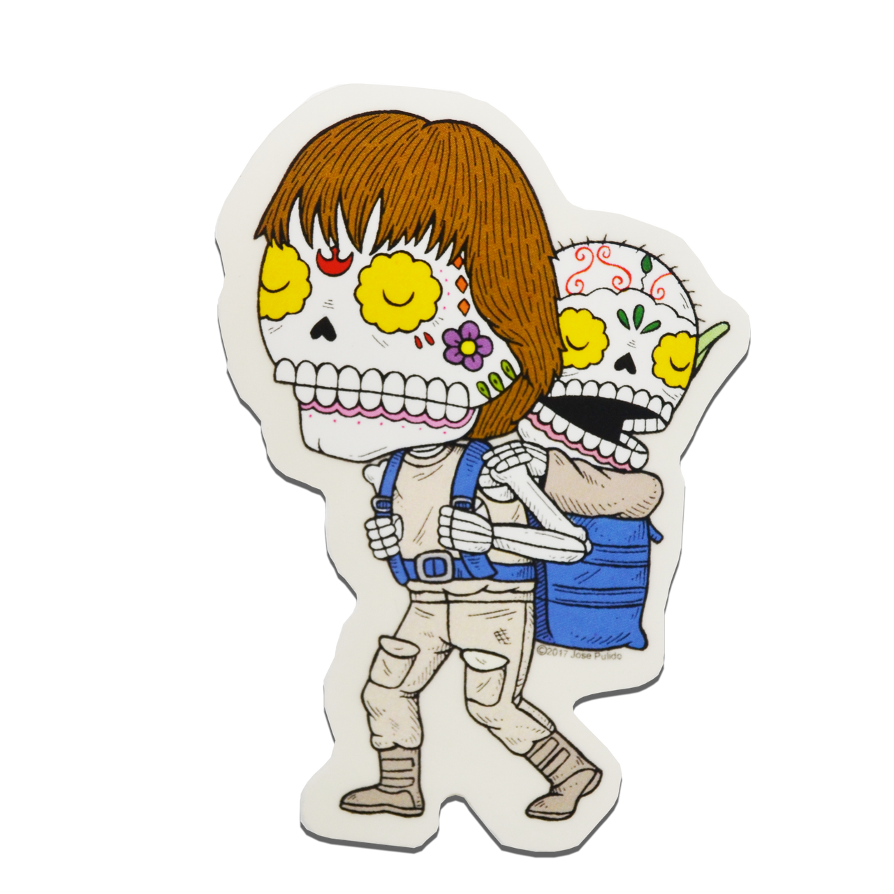 Luke Sticker – La Calavera MX