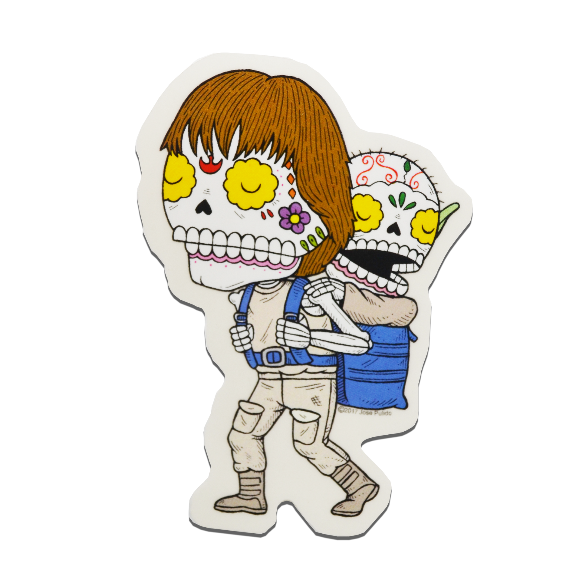 Luke Sticker – La Calavera MX