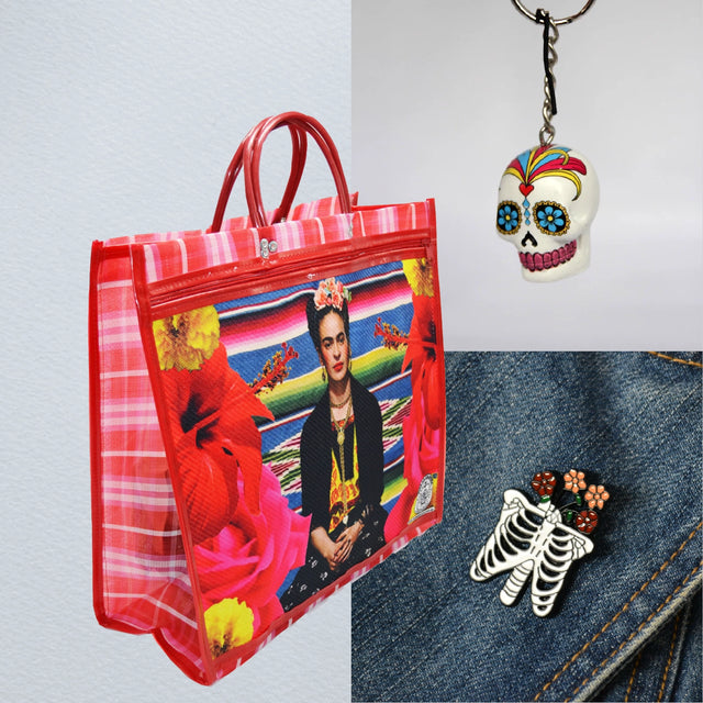 Frida Pop KIT (Red) – Handmade Mexican Gift Set (Limited Edition)