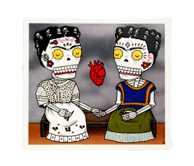 Two Fridas Sticker