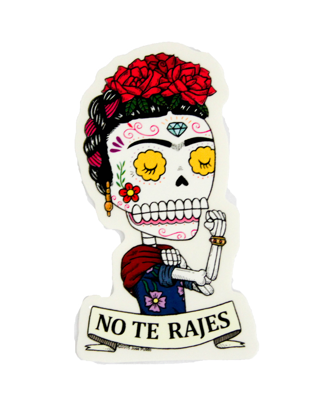 Frida the Riveter Sticker – Viva La Calavera MX